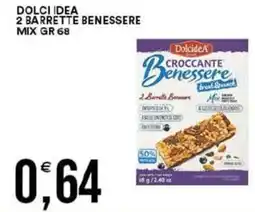 Vantaggio Cash&Carry Dolci idea 2 barrette benessere mix offerta