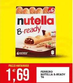 Vantaggio Cash&Carry Ferrero nutella b-ready t6 offerta