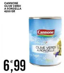 Vantaggio Cash&Carry Cannone olive verdi a rondella offerta
