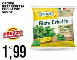 Vantaggio Cash&Carry Orogel bieta erbetta foglia piu' offerta