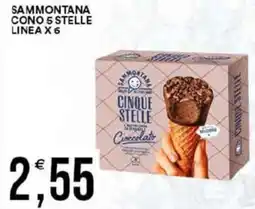 Vantaggio Cash&Carry Sammontana cono 5 stelle linea x 6 offerta