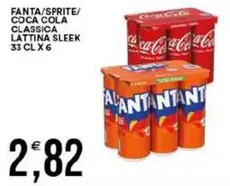 Vantaggio Cash&Carry Fanta/sprite/ coca cola classica lattina sleek offerta
