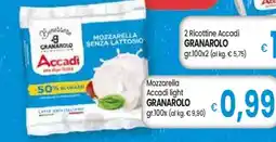 Famila Mozzarella Accadi light GRANAROLO offerta