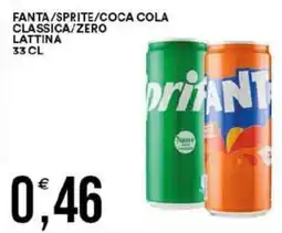 Vantaggio Cash&Carry Fanta/sprite/coca cola classica/zero lattina offerta