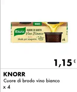 Iper Tosano KNORR Cuore di brodo vino bianco x 4 offerta