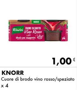 Iper Tosano KNORR Cuore di brodo vino rosso/speziato × 4 offerta
