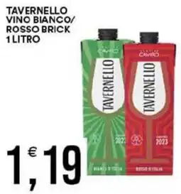 Vantaggio Cash&Carry Tavernello vino bianco/ rosso brick offerta