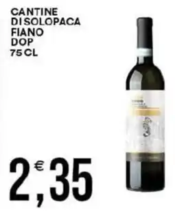 Vantaggio Cash&Carry Cantine disolopaca fiano dop offerta