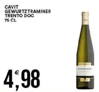 Vantaggio Cash&Carry Cavit gewurtztraminer trento doc offerta