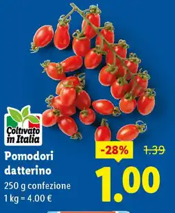 Lidl Pomodori datterino offerta