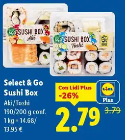 Lidl Select & Go Sushi Box offerta