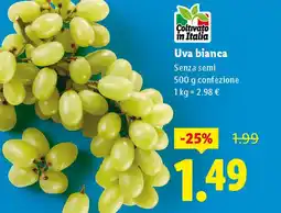 Lidl Uva bianca offerta