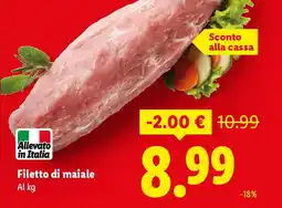 Lidl Filetto di maiale offerta