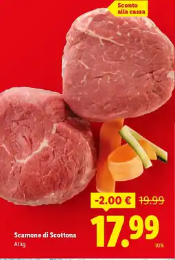 Lidl Scamone di Scottona offerta