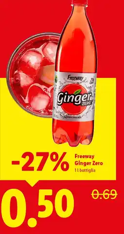 Lidl Freeway Ginger Zero offerta