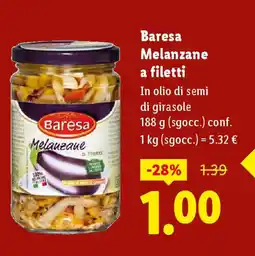 Lidl Baresa Melauzaue a filetti offerta