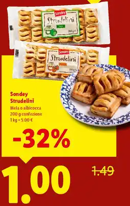 Lidl Sondey Strudelini offerta