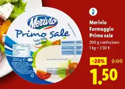 Lidl Merivio Formaggio Primo sale offerta