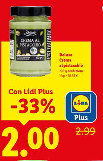 Lidl Deluxe Crema al pistacchio offerta