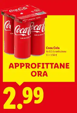 Lidl Coca Cola offerta
