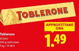 Lidl Toblerone offerta