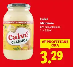 Lidl Calvé Maionese offerta