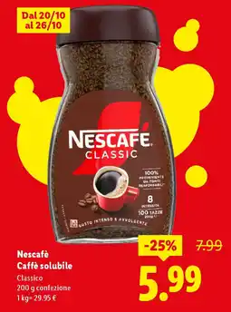 Lidl Nescafè Caffè solubile offerta