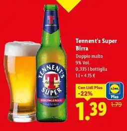 Lidl Tennent's Super Birra offerta