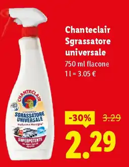 Lidl Chanteclair Sgrassatore universale offerta