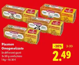 Lidl Plasmon Omogeneizzato offerta
