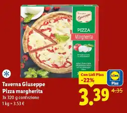 Lidl Taverna Giuseppe Pizza margherita offerta