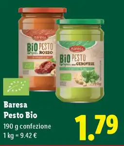 Lidl Baresa Pesto Bio offerta