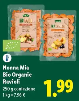 Lidl Nonna Mia Bio Organic Ravioli offerta