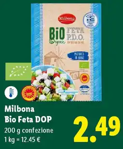 Lidl Milbona Bio Feta DOP offerta