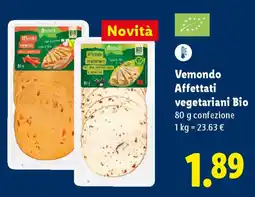 Lidl Vemondo Affettati vegetariani Bio offerta