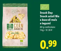 Lidl Snack salati Bio a base di mais e legumi offerta