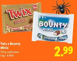 Lidl Twix o Bounty Minis offerta