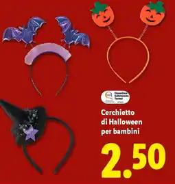 Lidl Cerchietto di Halloween per bambini offerta