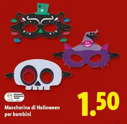 Lidl Mascherina di Halloween per bambini offerta