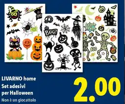 Lidl LIVARNO home Set adesivi per Halloween offerta