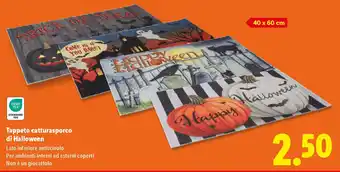 Lidl Tappeto catturasporco di Halloween offerta