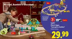 Lidl lupilu Pista in legno "Luna park o Cantiere" offerta