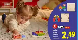 Lidl lupilu Puzzle in legno offerta