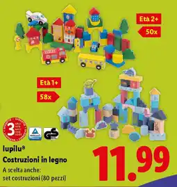 Lidl lupilu Costruzioni in legno offerta