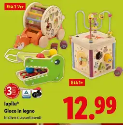 Lidl lupilu Gioco in legno offerta