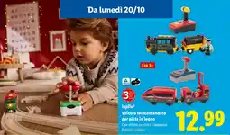 Lidl lupilu Veicolo telecomandato per pista in legno offerta