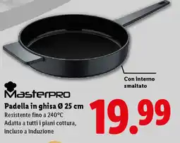 Lidl MasterPRO Padella in ghisa Ø 25 cm offerta