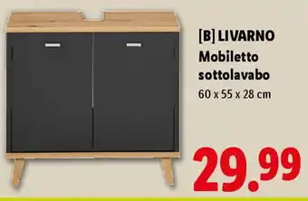 Lidl LIVARNO Mobiletto sottolavabo offerta