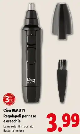 Lidl Cien BEAUTY Regolapeli per naso e orecchie offerta