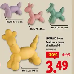 Lidl LIVARNO home Scultura a forma di palloncini offerta